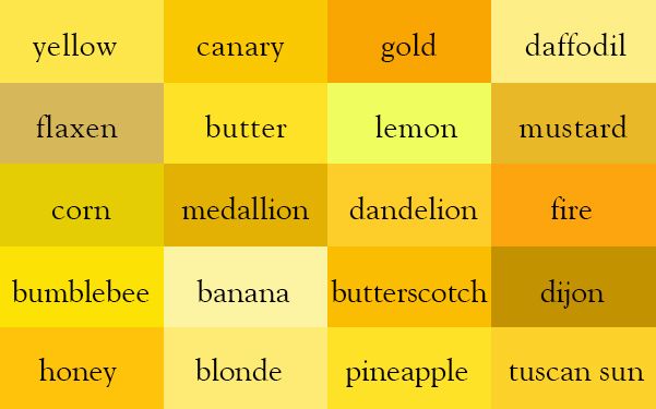 Different Shades of Yellow Hair Dyes