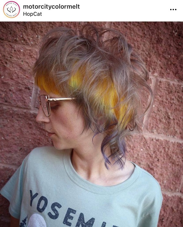 Yellow Hairstyle