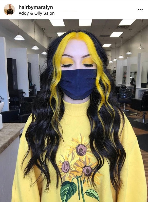 Yellow Hairstyle