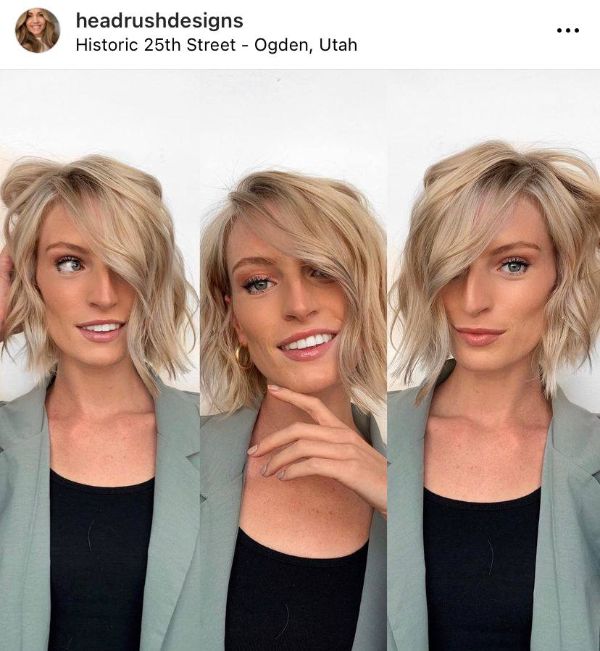 short fine hair styling for work business ladies
