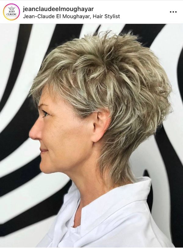 trendy gray haircuts for women over 50
