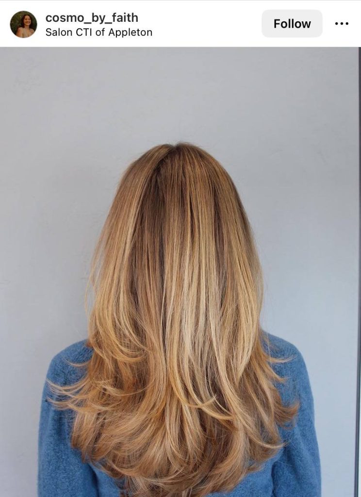 Mid-Back Length Cut with Heavy Layers