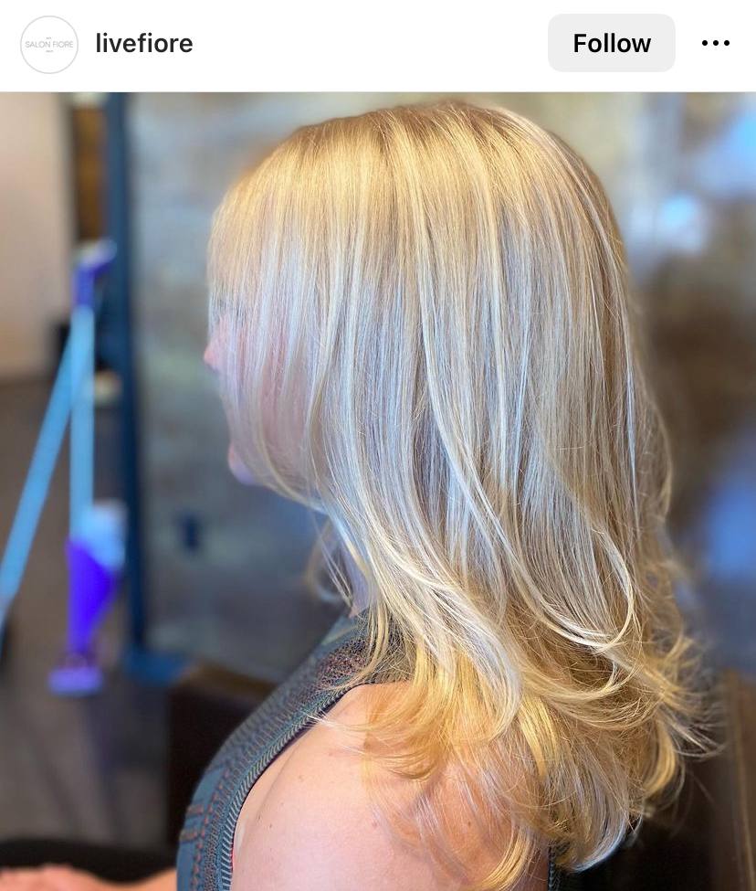 Beautiful Layered Blonde Cut