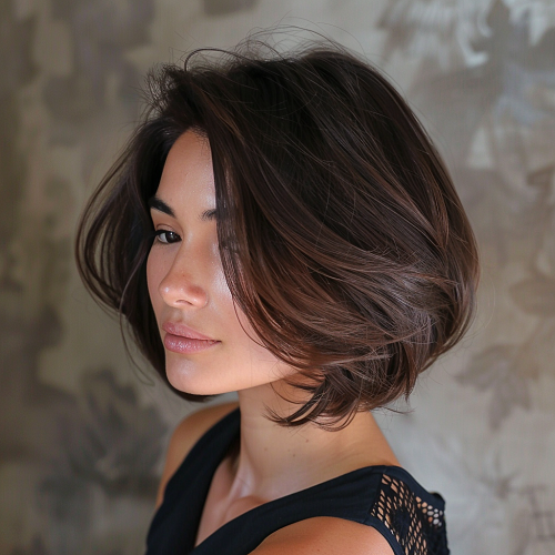 Short Butterfly Bob Cut