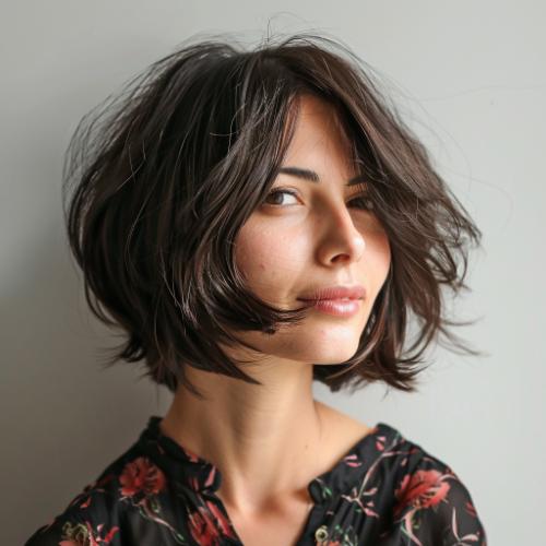 Messy Layered Short Butterfly Hair