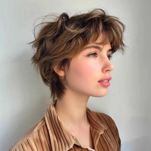 Short Bronde Butterfly Pixie