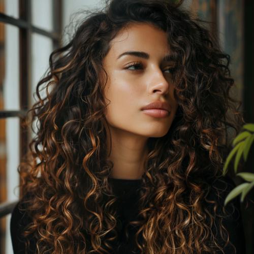 Curly Long Hair Locks