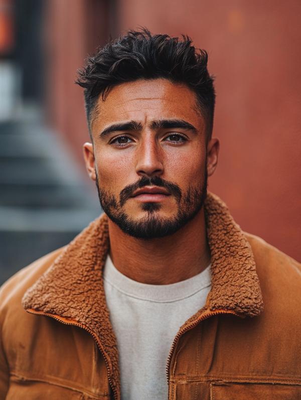 trendy short haircut for men
